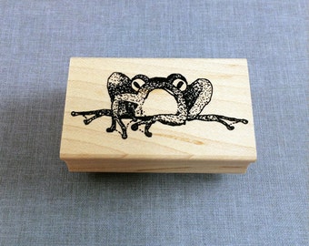 Frog Rubber Stamp