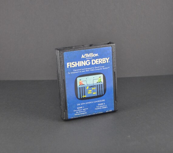 Atari 2600 Fishing Derby Game From Activision by winterparkcollect