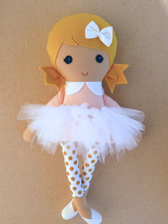 Reserved for jkocherhans Fabric Doll Rag Doll Blond Haired
