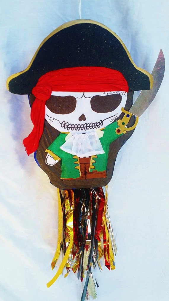 Pirate Pinata by PinataDesignStudio on Etsy