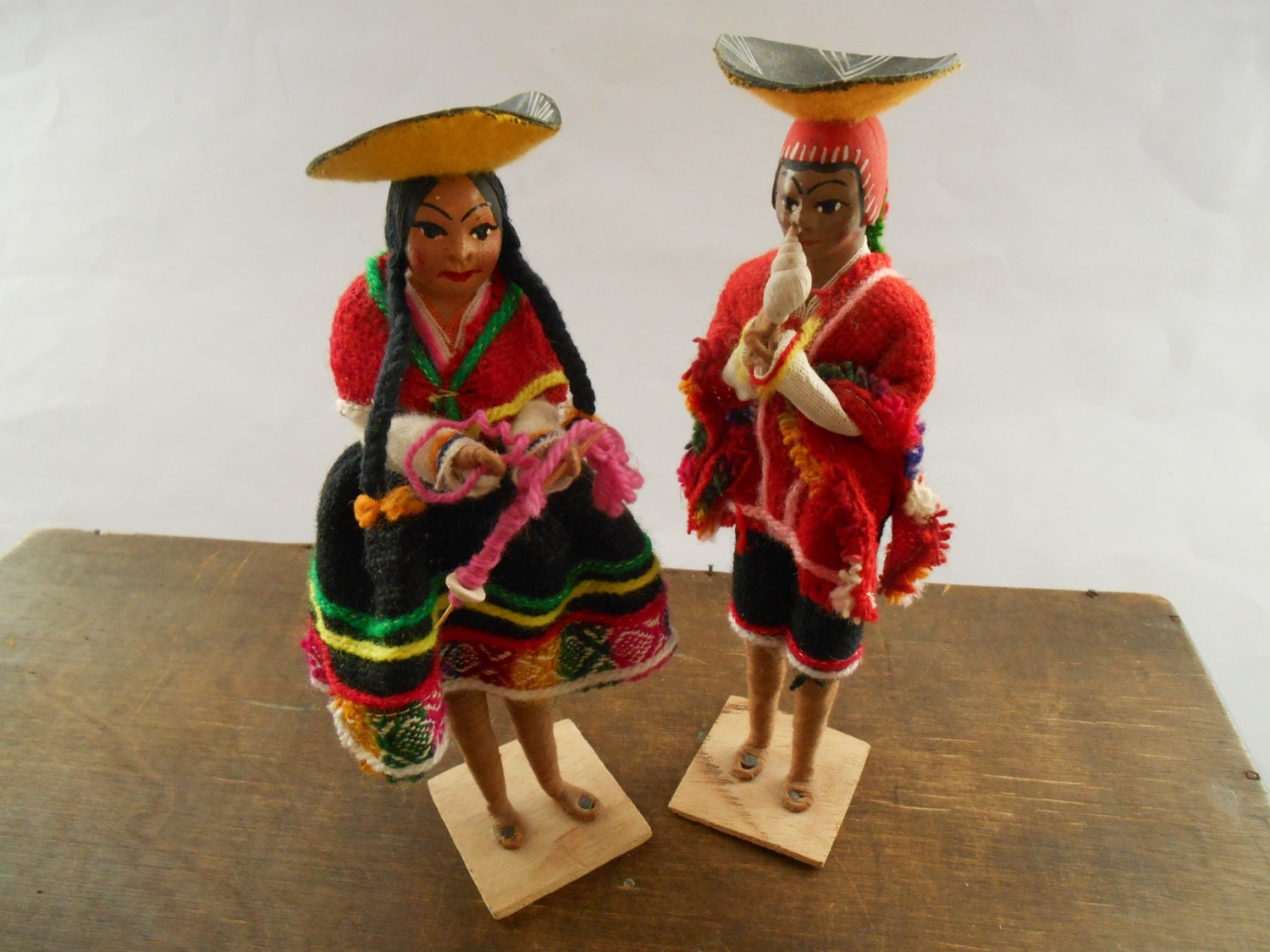 antique peruvian dolls