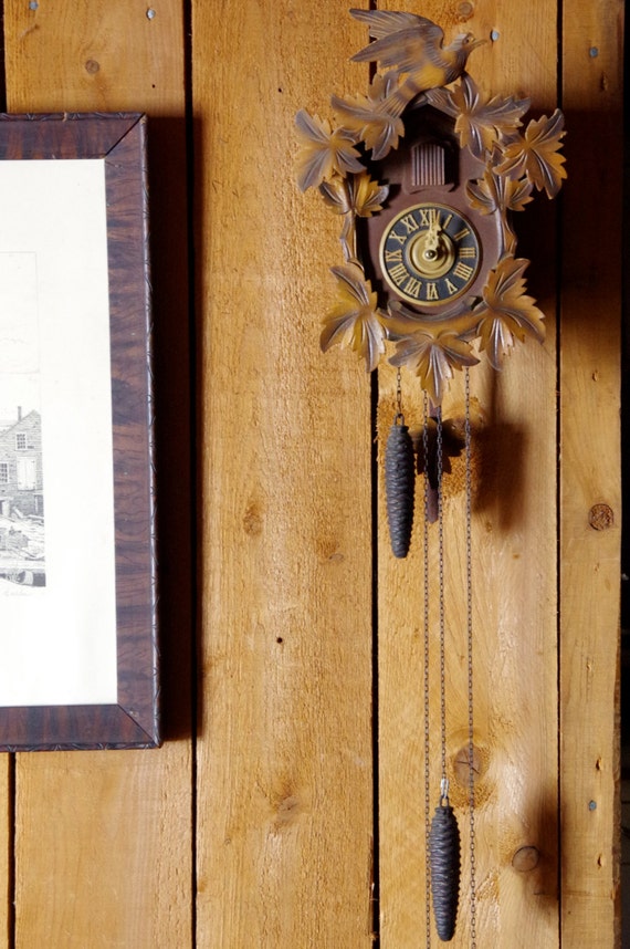 Vintage German Cuckoo Clock Cuckoo Clock Mfg. Co. Inc.