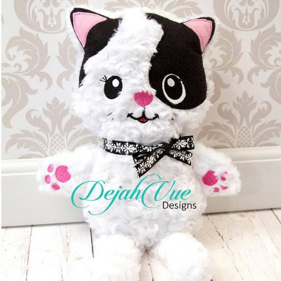 Download Kitty Bunny Stuffie ITH Embroidery Design by DejahVueDesigns