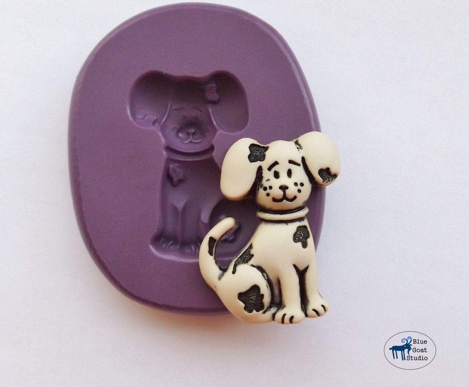 Dog Mold/Mould Puppy Mold Silicone Molds Polymer Clay