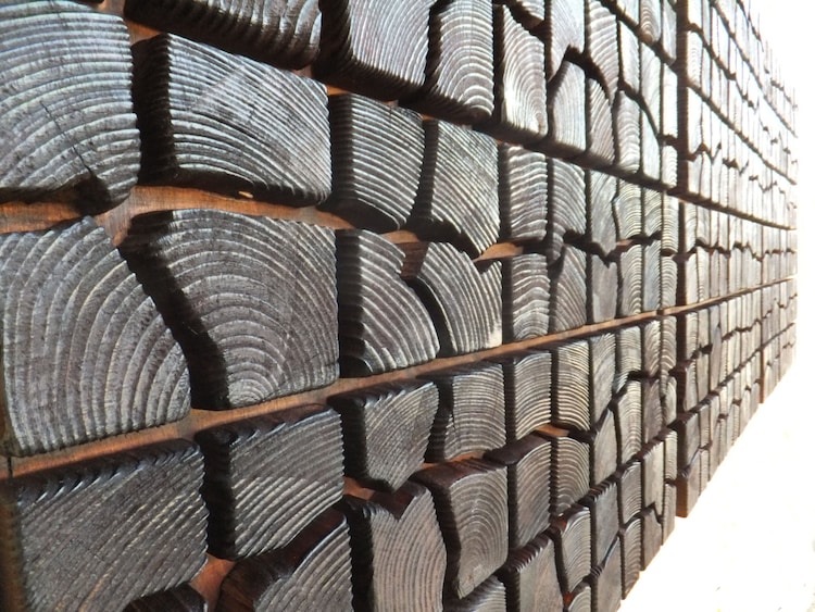 Triple Unique Wooden Wall Art 60 x 24 Home by 