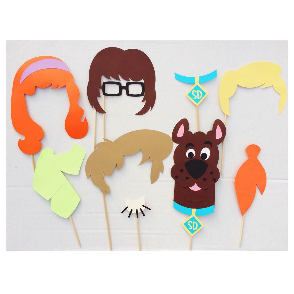 Scooby Doo Photo Booth Props Scooby Doo Birthday Party