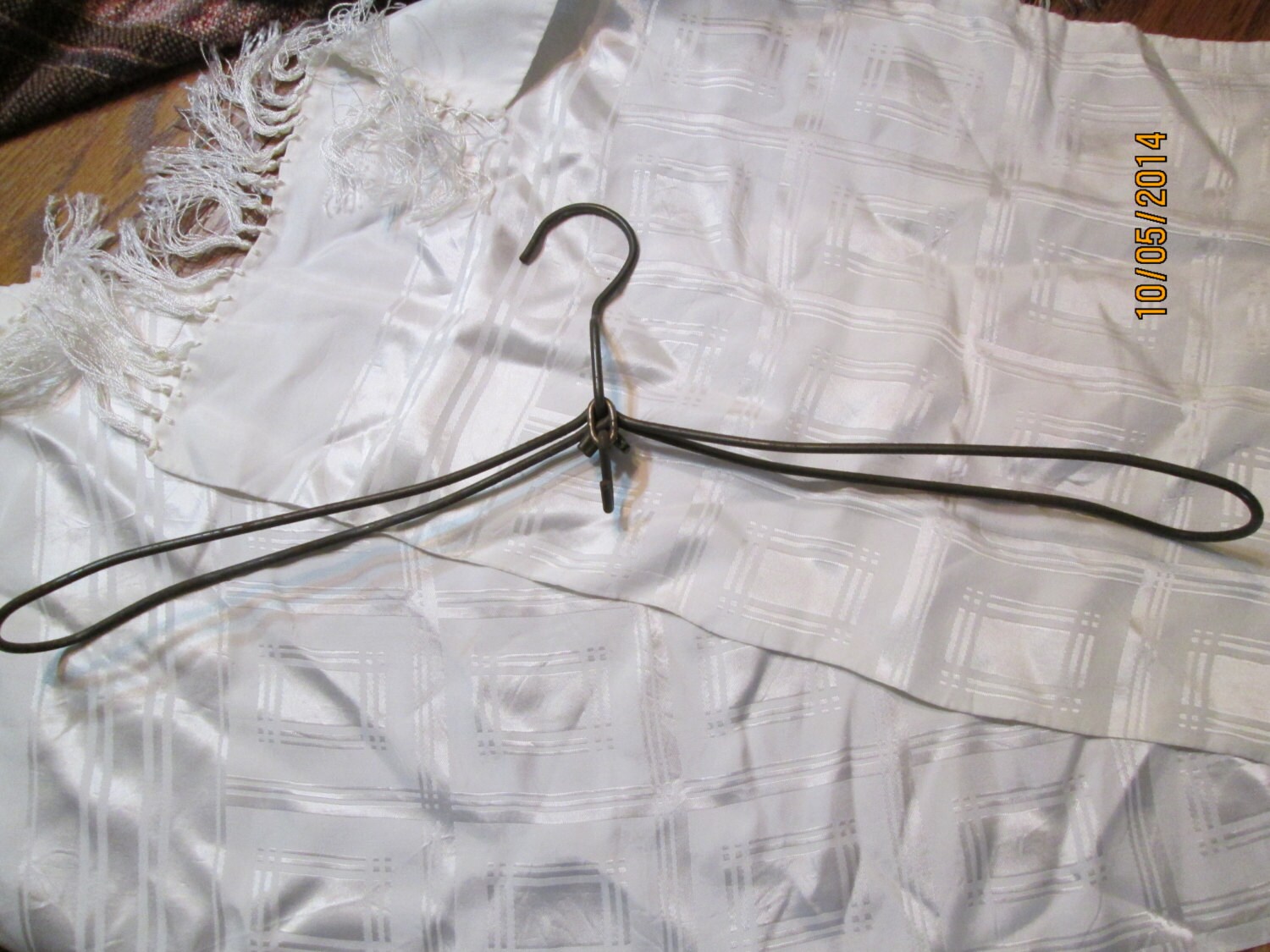 Antique Metal Folding Coat Hanger Clothing Accessories