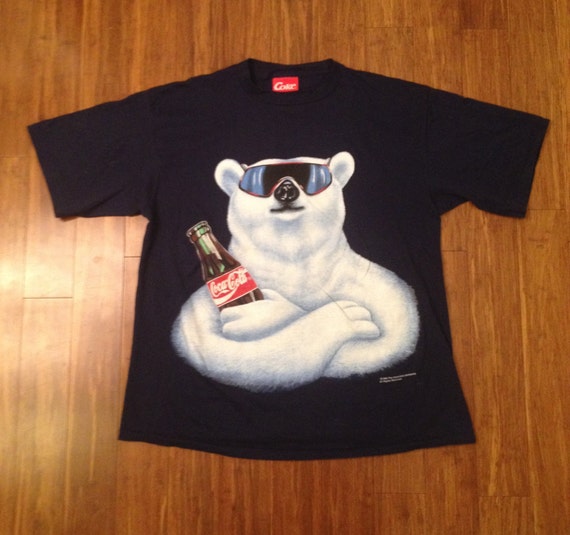 coca cola bear t shirt