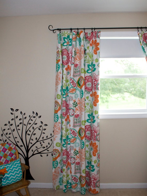 Custom Nursery Curtain Blackout curtain You by ElliotJuneDesigns
