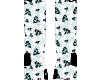Dripping in Diamonds Socks Custom Nike Elite Socks