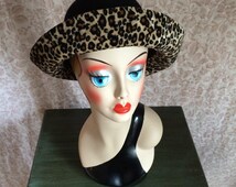 Popular items for leopard print hat on Etsy