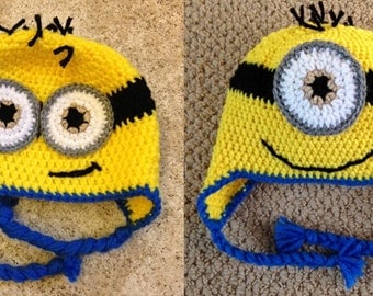Crochet Minion Hat For All Ages and Sizes