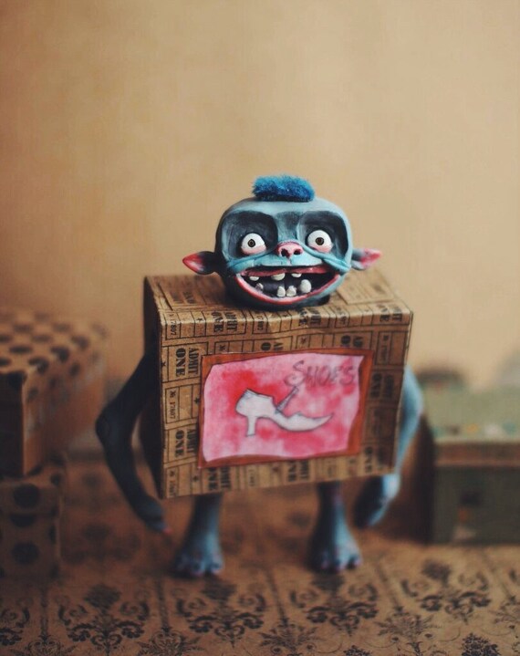 SALE Art doll Shoe from Boxtrolls