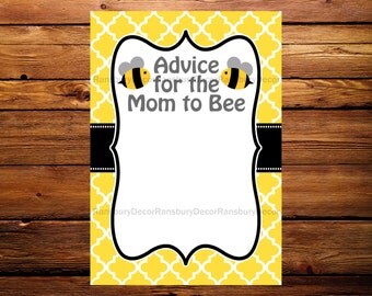 Who Knows the Mom to Bee Best Baby Shower Game by RansburyDecor