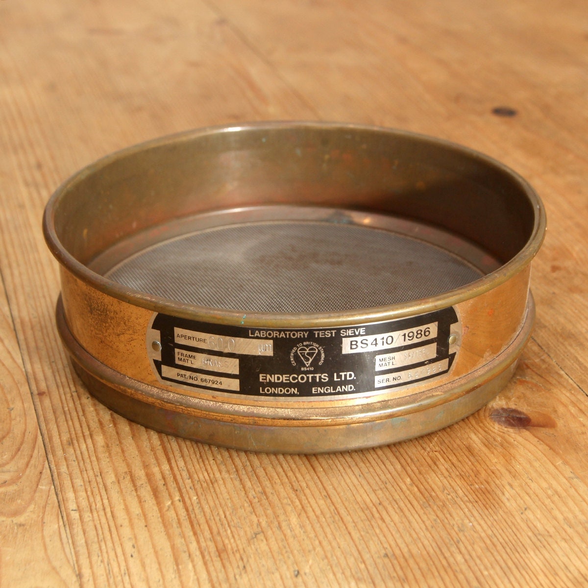 Laboratory Test Sieve made in England by Endecotts by UKAmobile