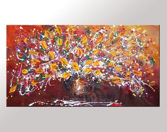 Large Painting Canvas Painting Original Painting by Topfineart