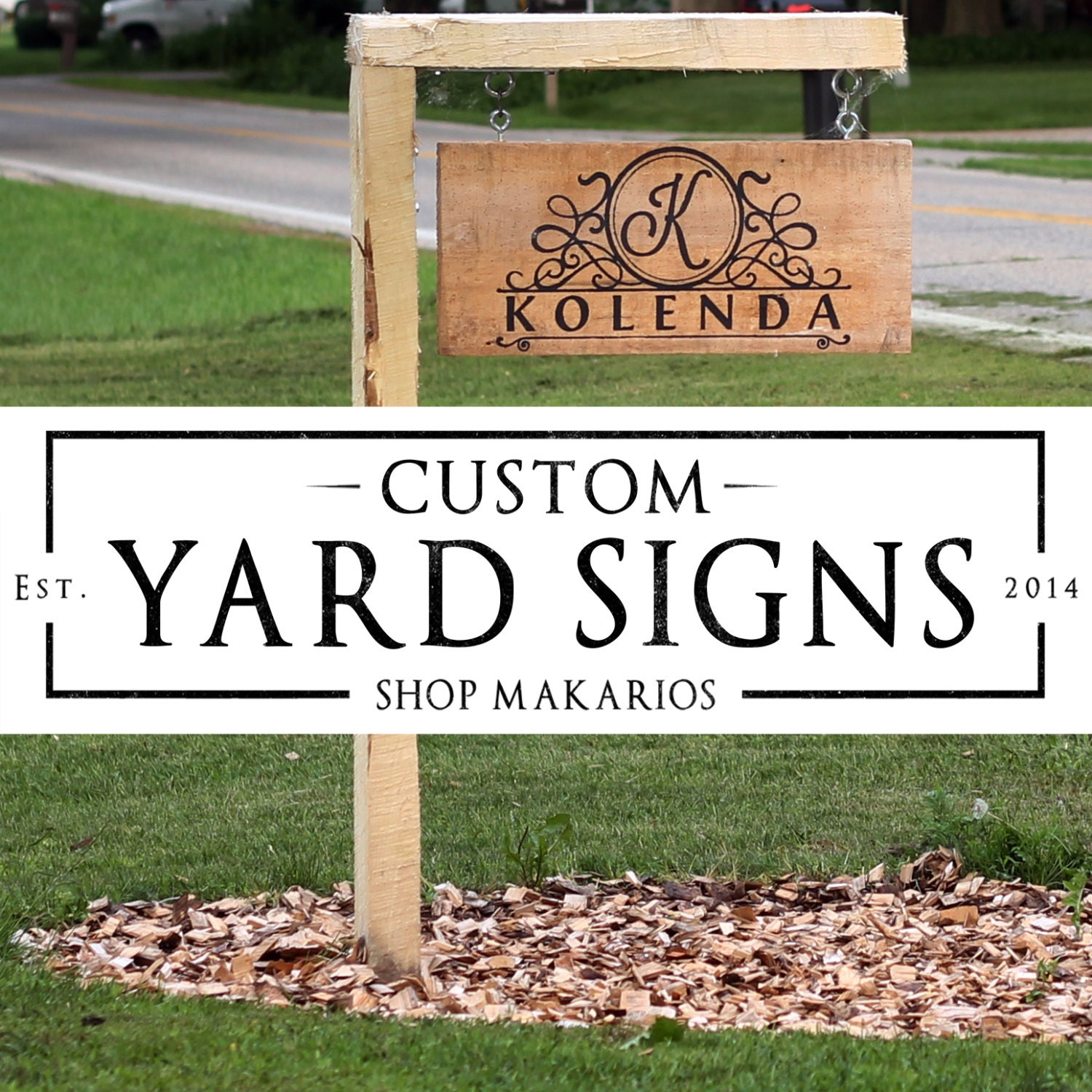Outdoor Address Sign.Custom Yard Sign.Custom Home by 