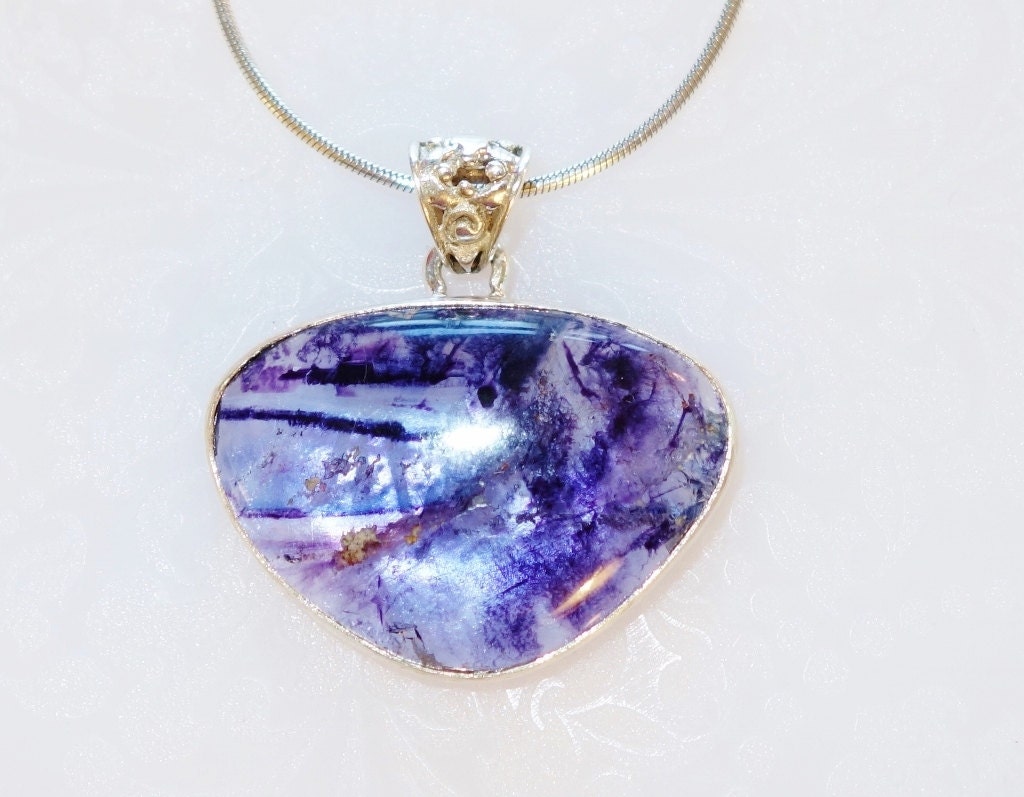 Rare Blue John Gem Stone Blue Large Fluorite Crystal Quartz