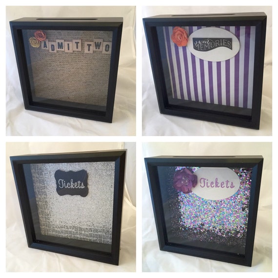 Items similar to Customizable 8x8 "Admit One" Ticket Stub Holder