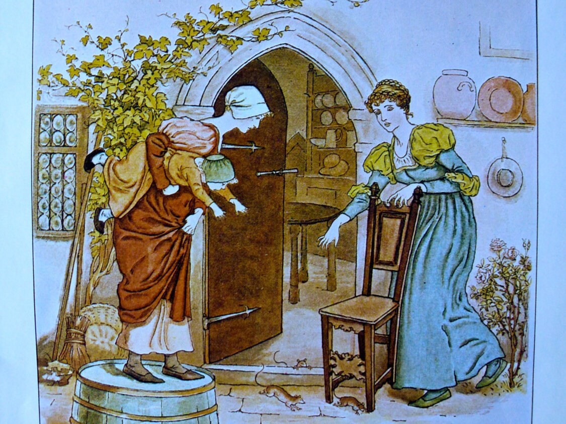 3 Vintage Kate Greenaway Art Prints Children's Book by StudioSeena