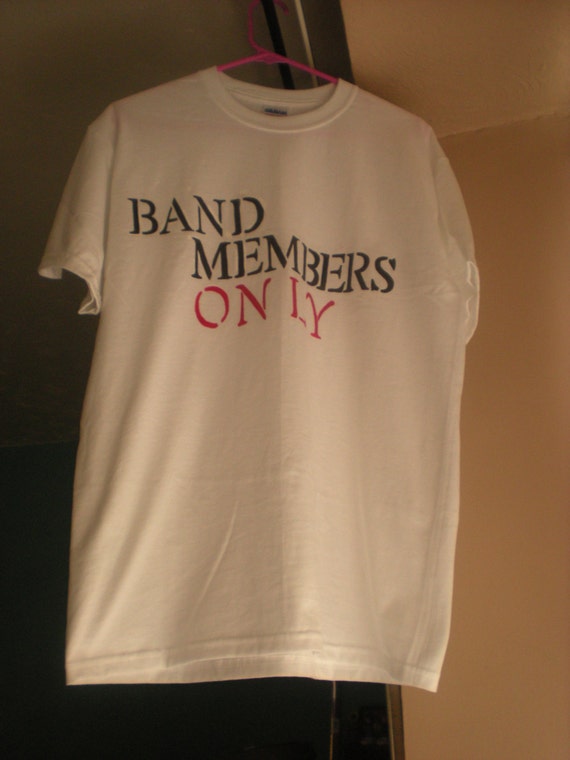 Glitter Band Members Only TShirt by InfiniteAttractions on Etsy