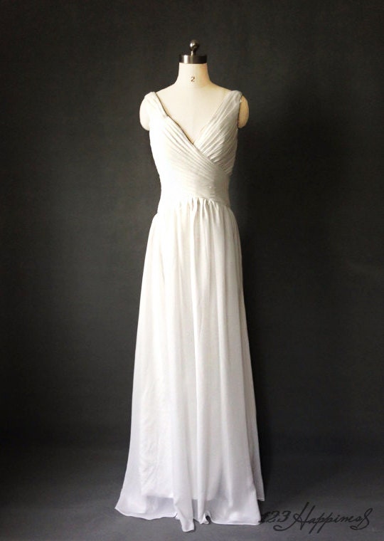 cheap white gown