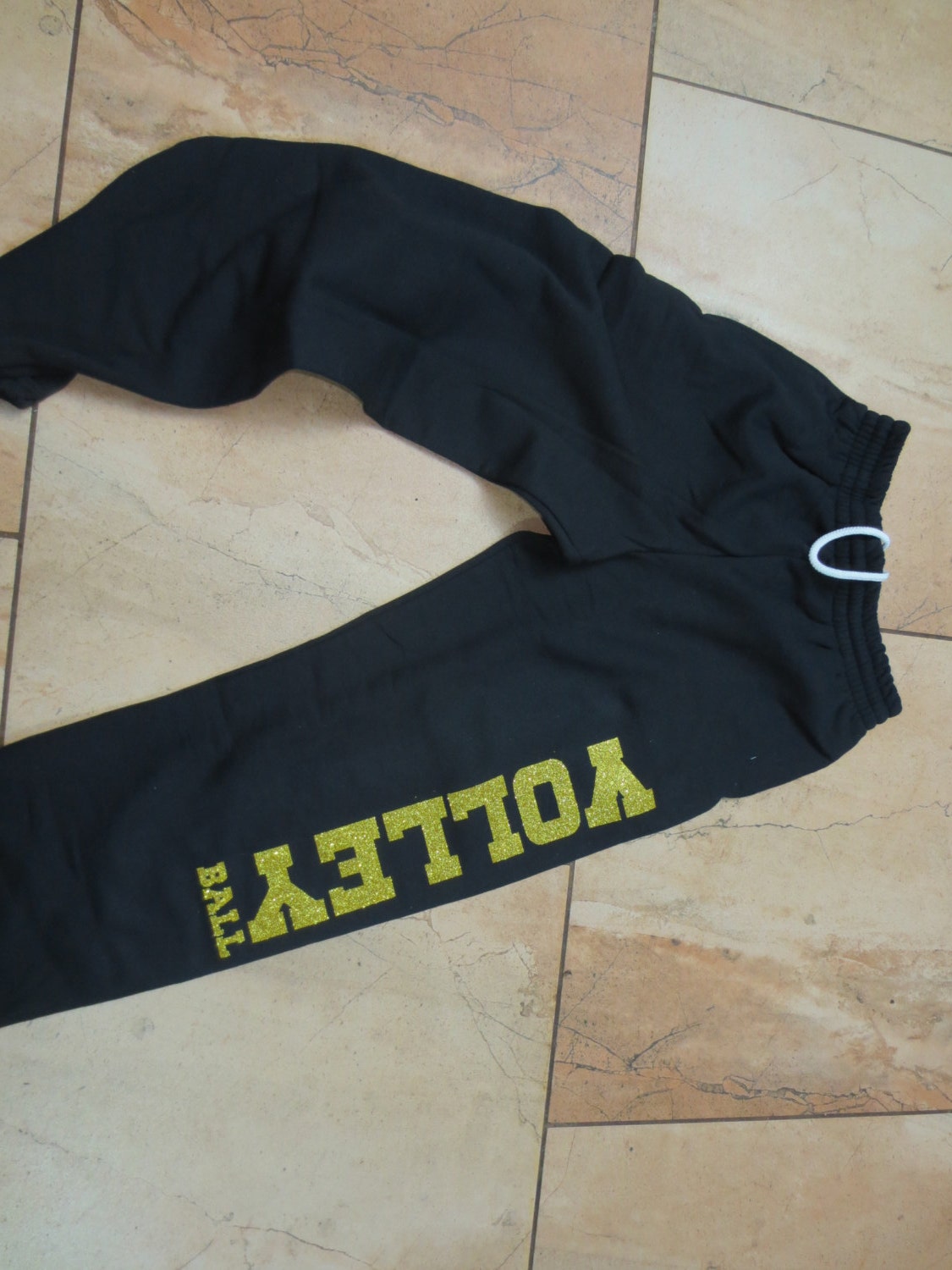 glitter sweatpants