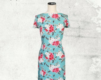 PDF Sewing Pattern Woman's Poppy T-Shirt Dress - D1402 Sizes 8-18
