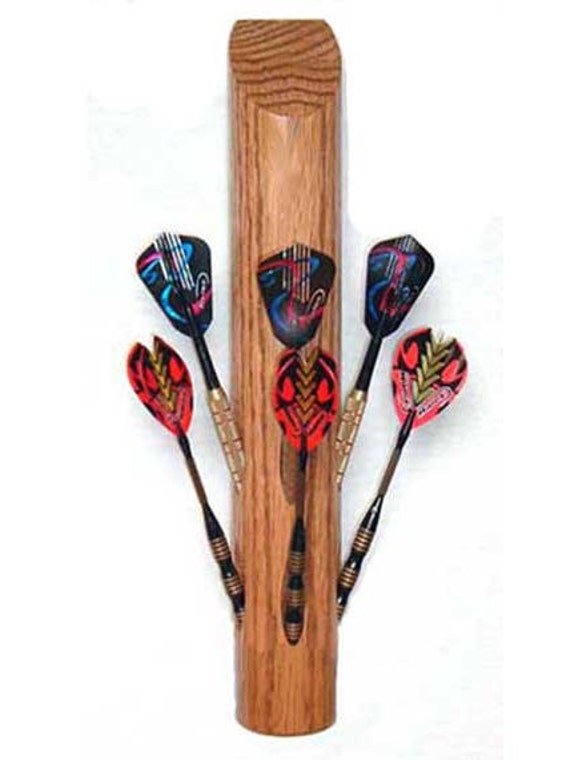 Handcrafted Dart Holder Dart Display Rack. Unique Game by DartTree