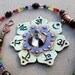 Chakra Necklace, 7 Chakra Pendant, Clear Quartz Pyramid, Chakra Symbols, Lotus Flower, Energy Healing, Mandala, Chakra Jewelry
