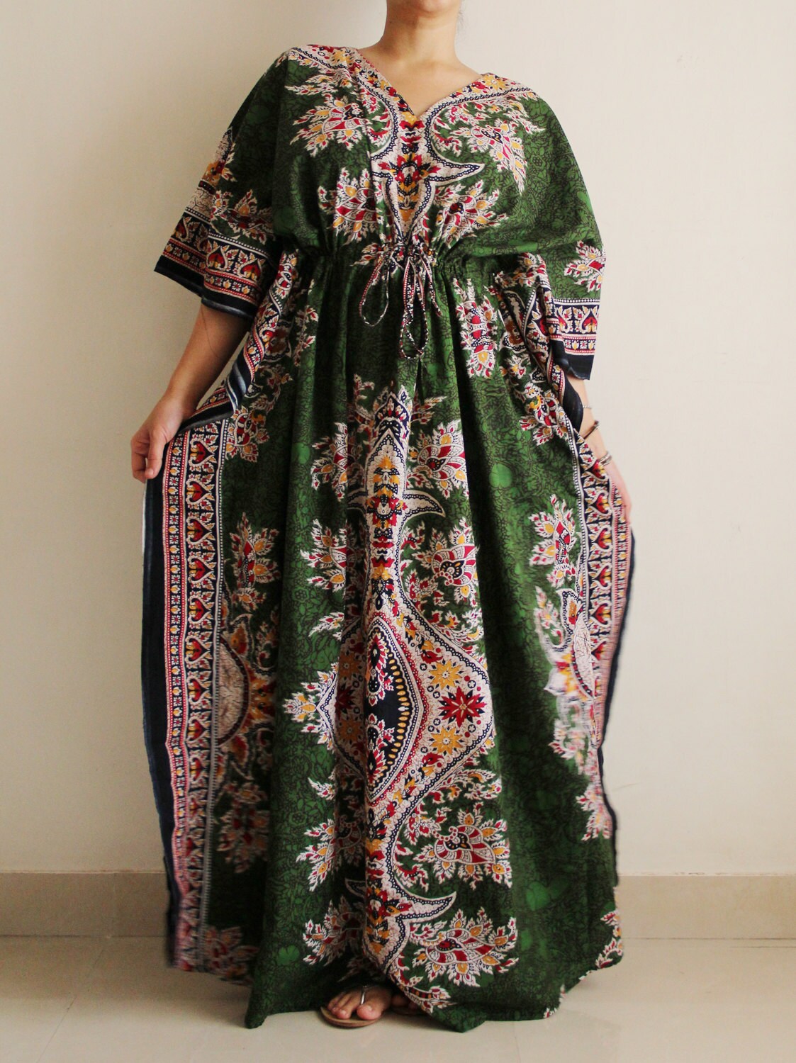 Indian Dress Maxi Dress Summer dress sundress by ADifferentWeave