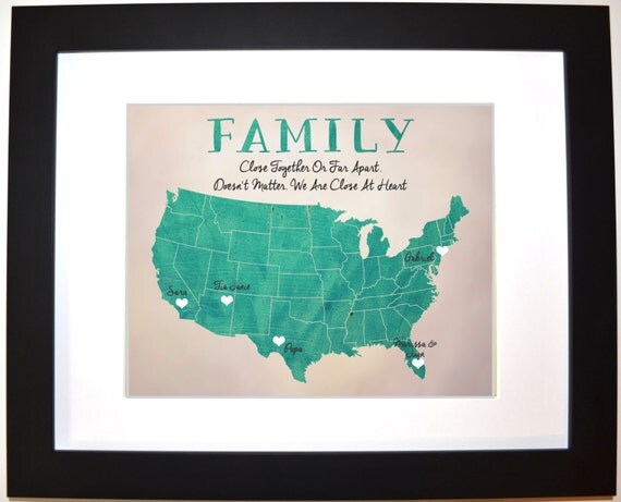1 personalized family map christmas gift relatives parents 1 personalized family map christmas gift relatives parents