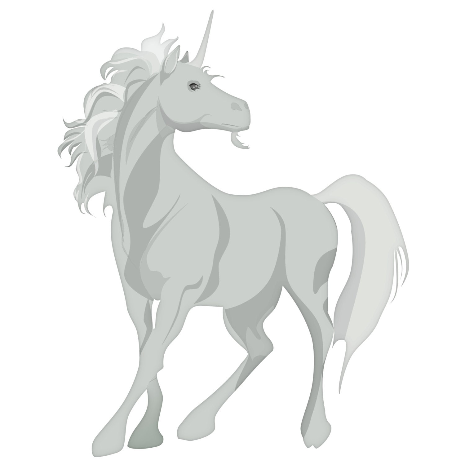 Download Commercial Use Instant Download Unicorn Clipart Vector PNG