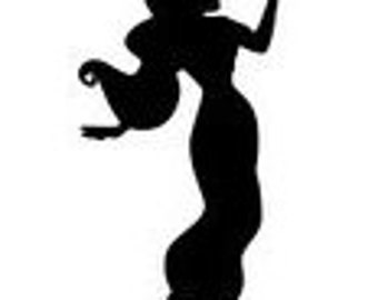 Download Items similar to Jasmine Silhouette Decal on Etsy