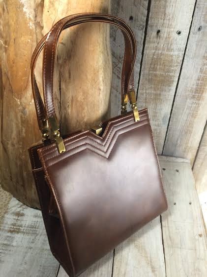 Brown Leather Satchel Bag genuine leather handbags