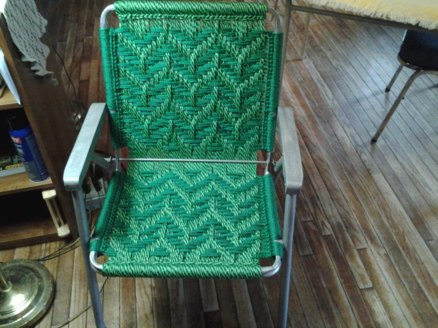 macrame lawn chair recycled frames woven lawn chairs