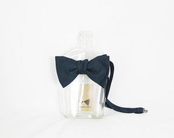 Ryo - Navy Men's Pre-Tied Bow Tie Or Self-Tied Bow Tie
