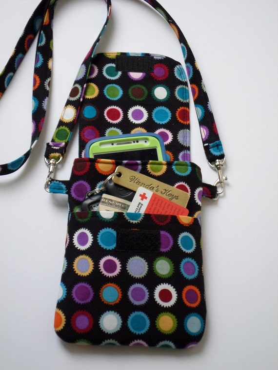 Cell Phone Purse Cross Body Shoulder Bag Pouch Case / Colorful