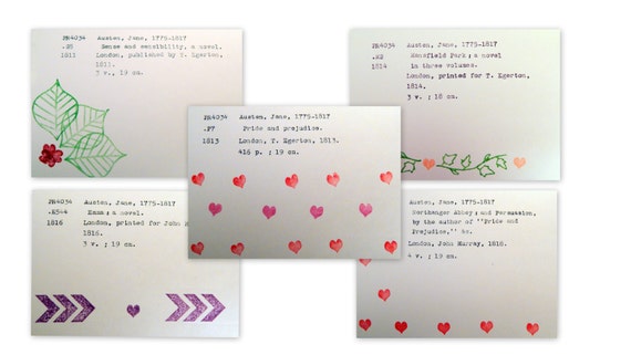 Jane Austen Valentine's Day cards Valentines by ...