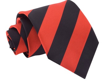 Items similar to Mens Red and Gold Cotton Tie. on Etsy