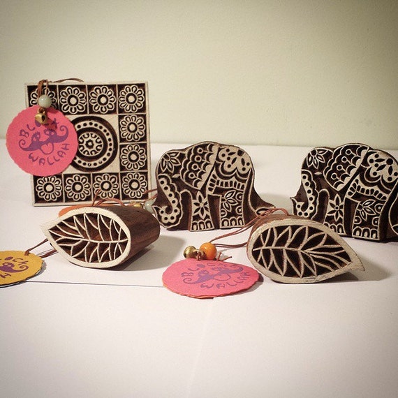 Flower burst blockwallah carved wood stamp from nonagems Flower burst blockwallah carved wood stamp from nonagems