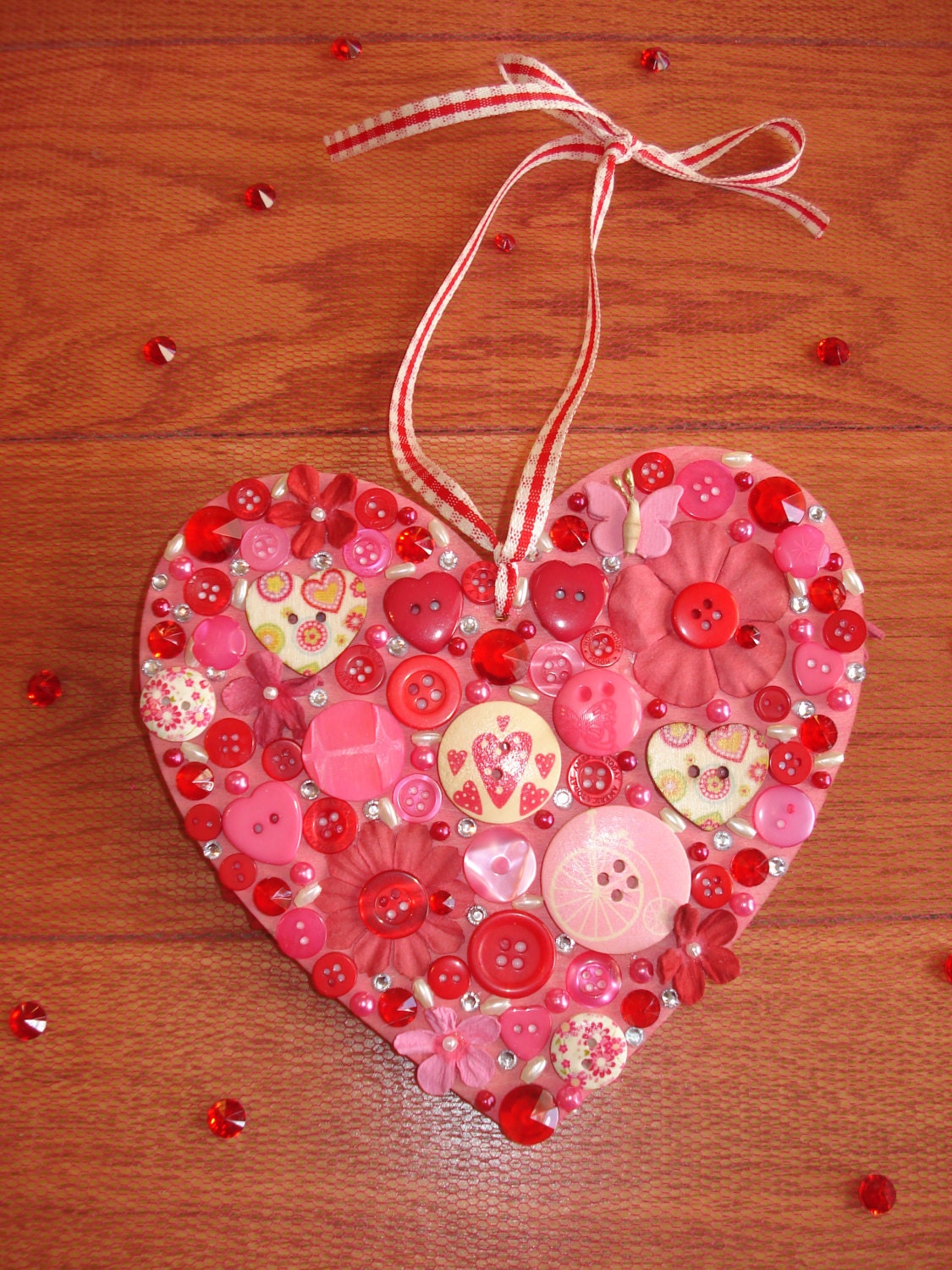  Love  Heart Hanging Decoration 