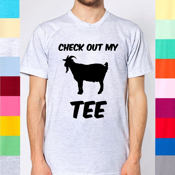 Check Out My Goat Tee Facial Hair Hairy Goats by DeadlyShirtsAA
