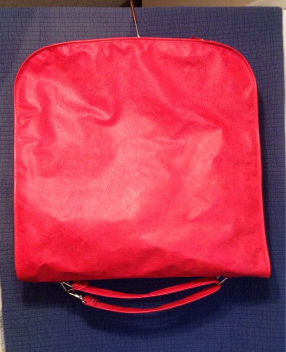 Rare Red Vintage Samsonite Folding Wardrobe by LadyVintage81