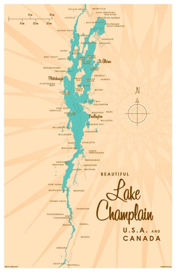 Lake Champlain Map Print   Il 570xN.739119441 L16d 