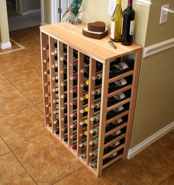 48 Bottle Table Wine Rack Redwood by VinoGrotto