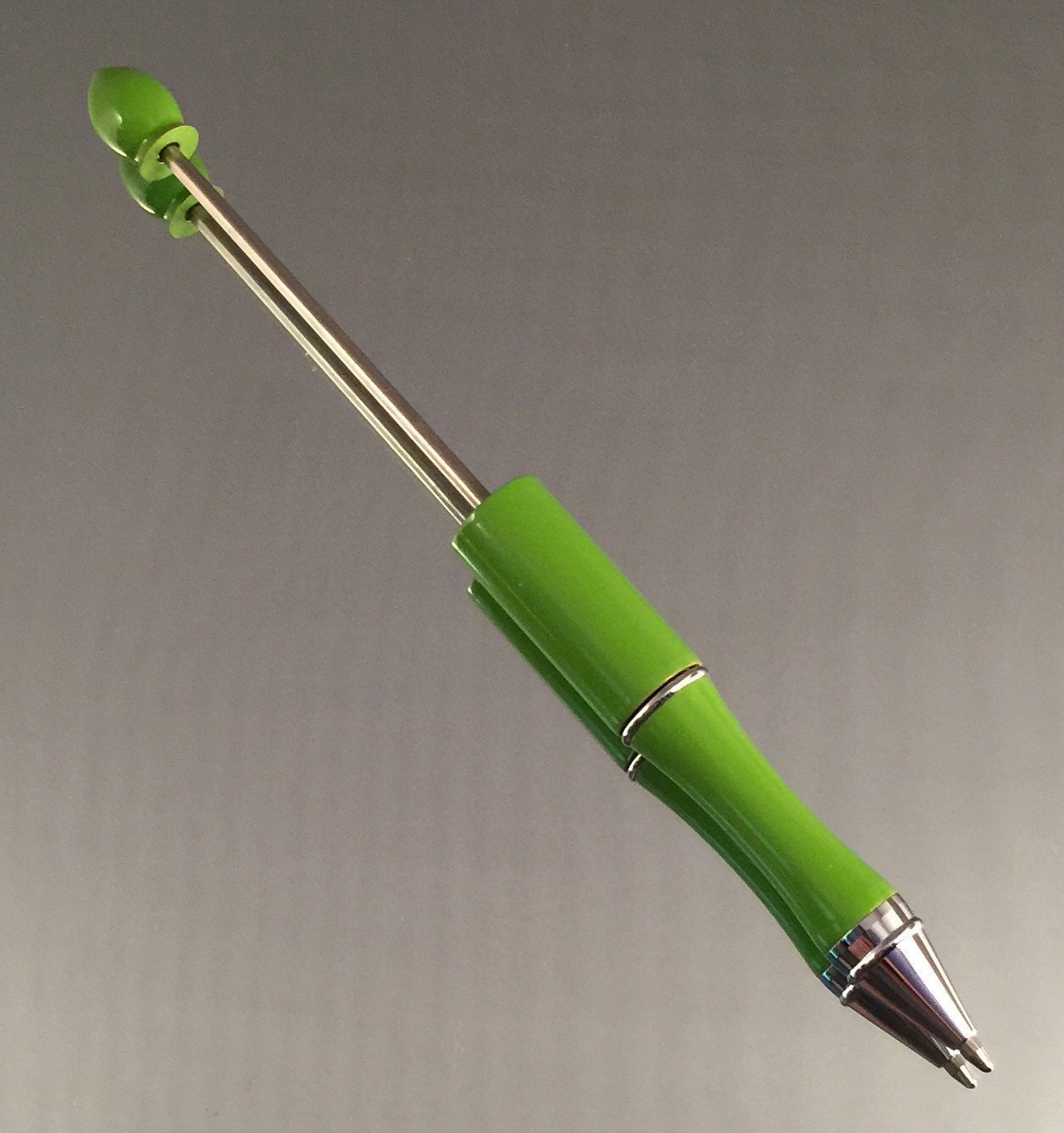 Lime Green Beadable Pen Blank High Quality Metal Twist Pen