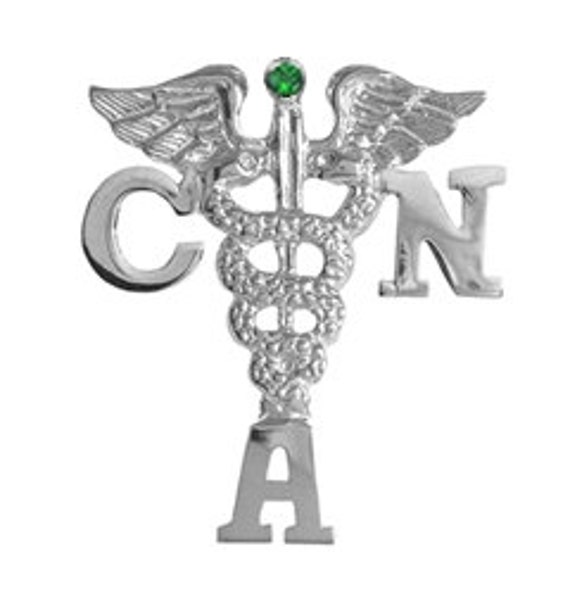 Certified Nurse Assistant CNA Pin Silver CNA Graduation