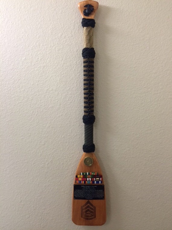 Items similar to Military Paddle Custom Made Paracord Wrapped
