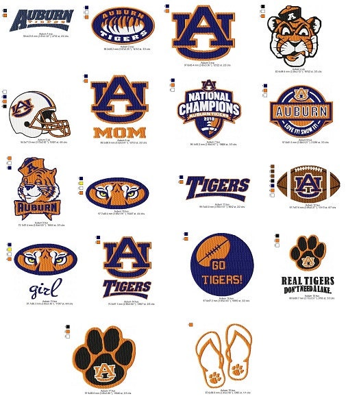 Auburn Embroidery Collection